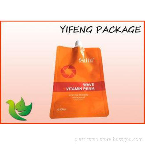 Plastic Stand Up Spout Pouch 500ml For Wine Juice Beverage